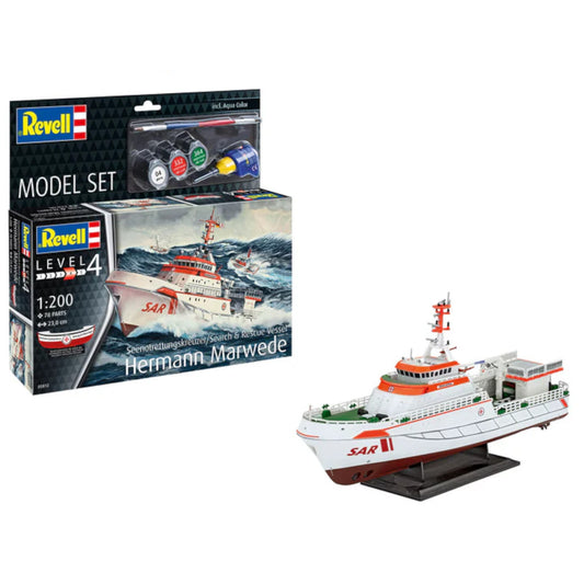 Revell S&R Vessel Hermann Marwede Set Cruise Liner Model Kit 65812