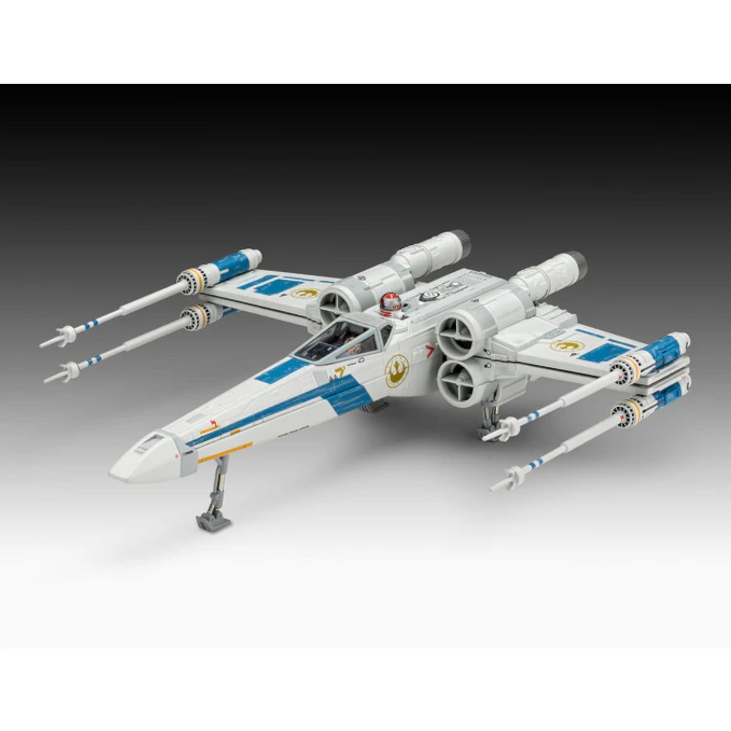 Revell Star Wars The Mandalorian & Grogu Movie Set New Republic X-Wing Spacecraft Model Kit 66791