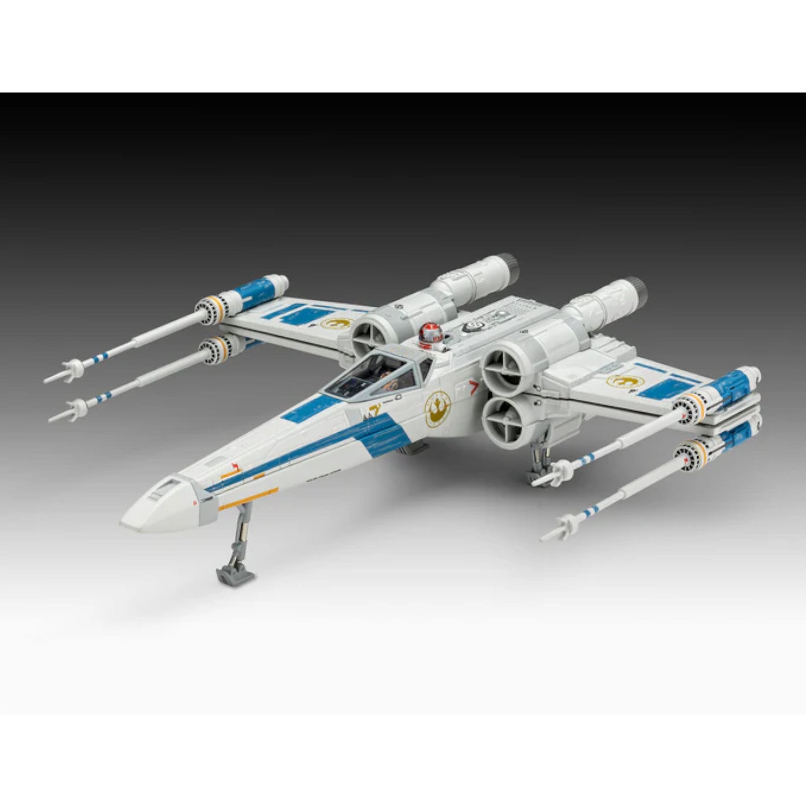 Revell Star Wars The Mandalorian & Grogu Movie Set New Republic X-Wing Spacecraft Model Kit 66791