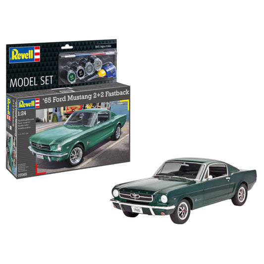 Revell 1965 Ford Mustang 2+2 Fastback Set Car Model Kit 67065