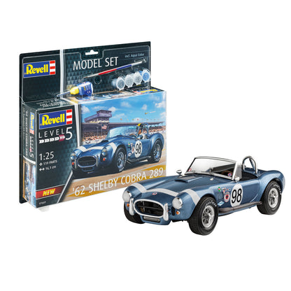 Revell 1962 Shelby Cobra 289 1:25 Car Model Kit Classic V8 67669