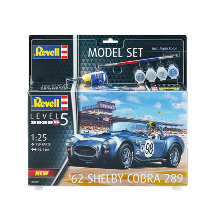 Revell 1962 Shelby Cobra 289 1:25 Car Model Kit Classic V8 67669 Alternate 2