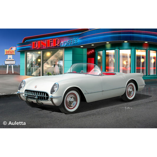 Revell Model Set 1953 Chevrolet Corvette Roadster Car Model Kit 53 or '54 Alternate 2