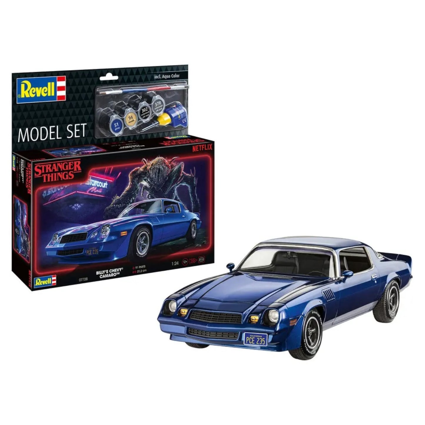 Revell Stranger Things Billy's Chevy® Camaro™ Car Model Set 1:24 67728