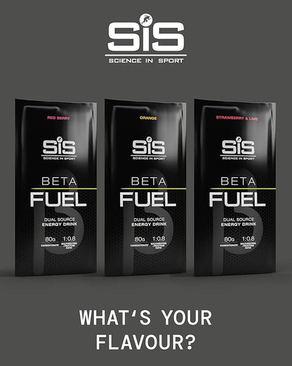 SIS BETA Fuel Energy Drink Powder | Box of 15 Sachets x 82g - Various Flavours