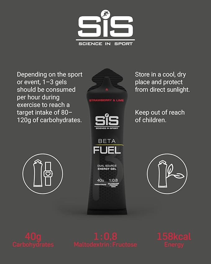 SIS BETA Fuel Energy Gel | Pack of 6 x 60ml - Various Flavours