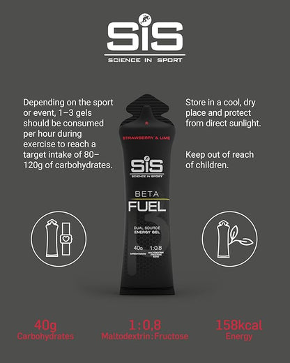 SIS BETA Fuel Energy Gel | Pack of 6 x 60ml - Various Flavours