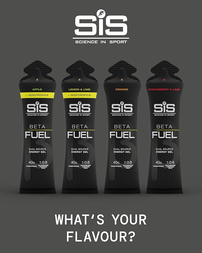 SIS BETA Fuel Energy Gel | Pack of 6 x 60ml - Various Flavours