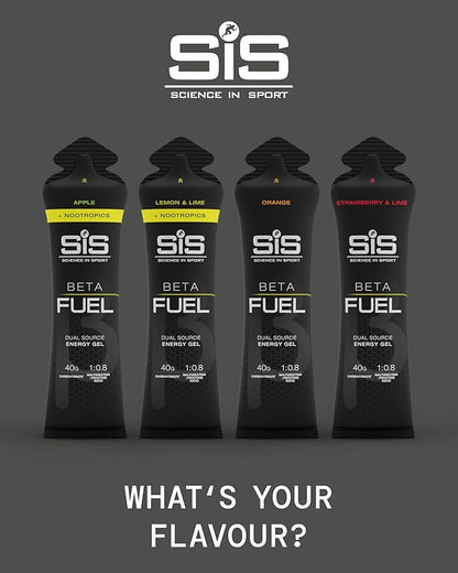 SIS BETA Fuel Energy Gel | Pack of 6 x 60ml - Various Flavours