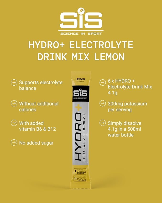 SIS HYDRO+ Stick Electrolyte Drink Mix Hydration Powder | Box of 20 x 4.5g - Various Flavours