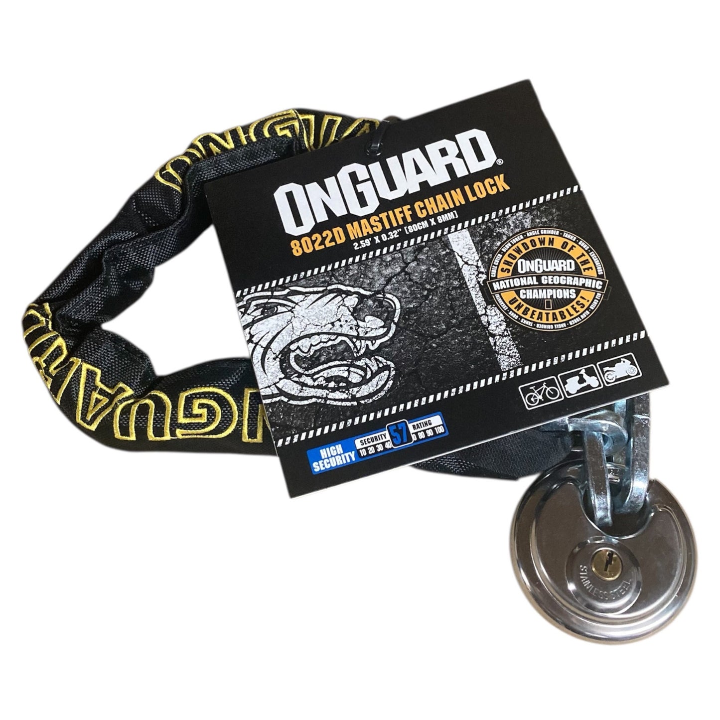 Onguard Mastiff 8022 D Bike Chain Lock
