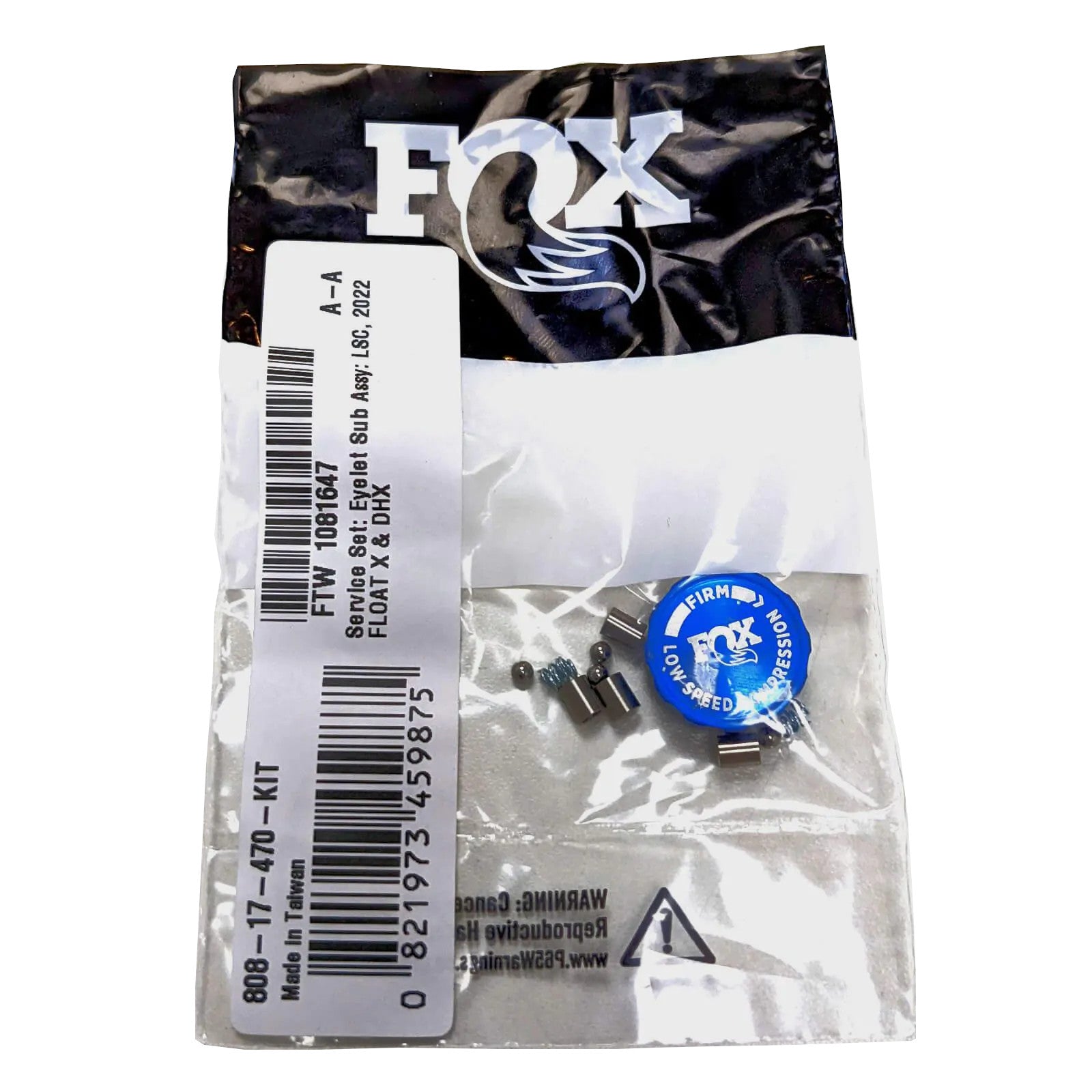 Fox Float X & DHX LSC Eyelet Assembly 2022 Rear Bike Suspension Shock Spare Part