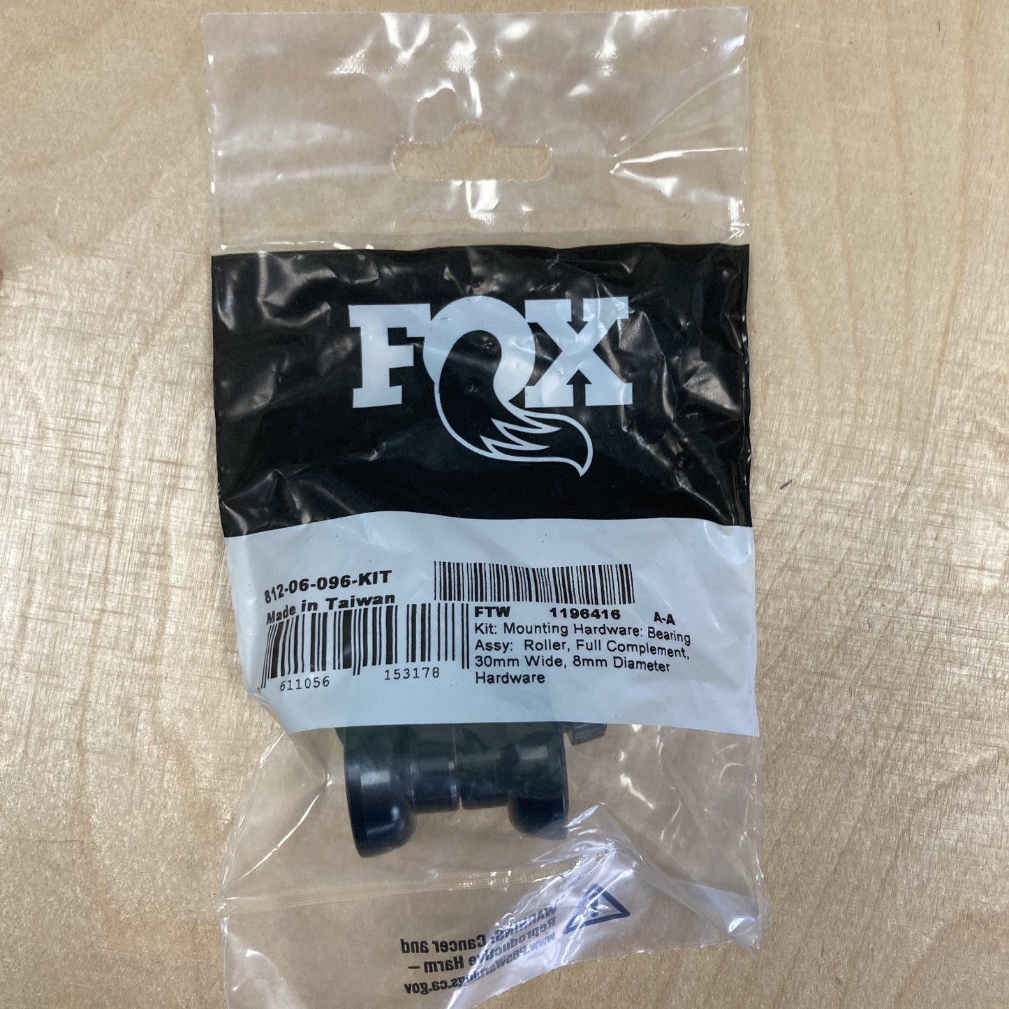 Fox Shock Mounting Hardware Roller Full Complement 30mm Wide 8mm Diameter Rear Shock Genuine Spare