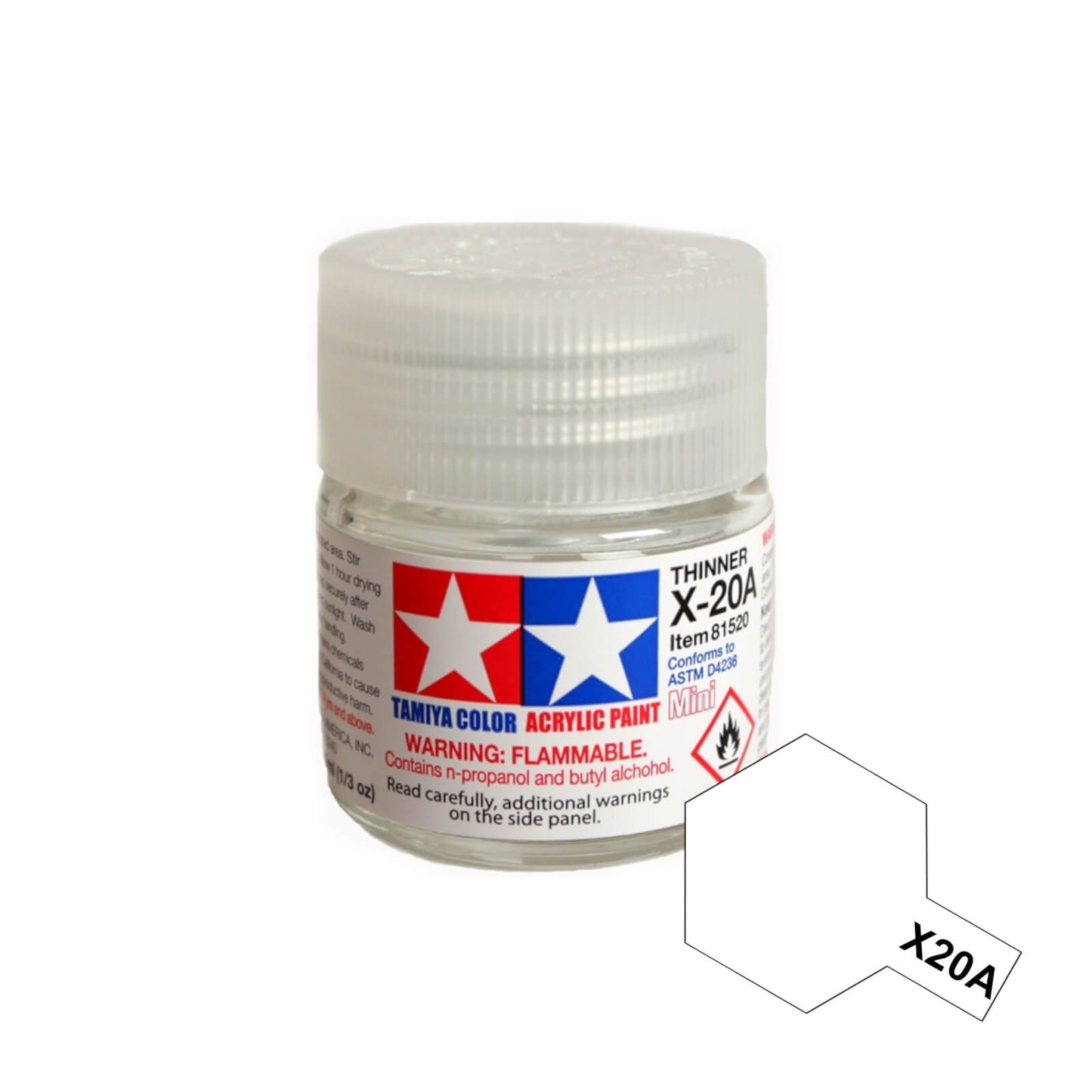 Tamiya Acrylic Mini 10ml X Gloss Model Building Paints X-20A Thinner Model Building Paints Alternate 1