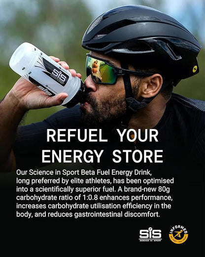 SIS BETA Fuel Energy Drink Powder | Box of 15 Sachets x 82g - Various Flavours