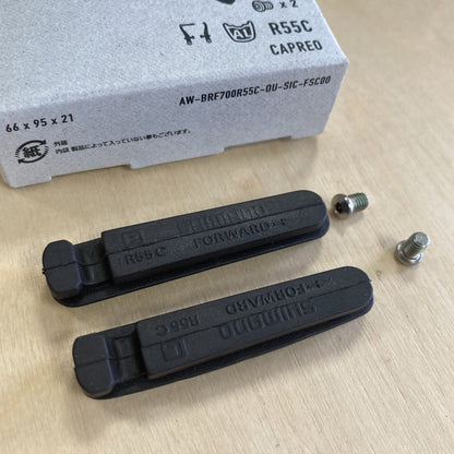 Shimano BR-F800 R55C paire d'inserts de plaquettes de frein de vélo