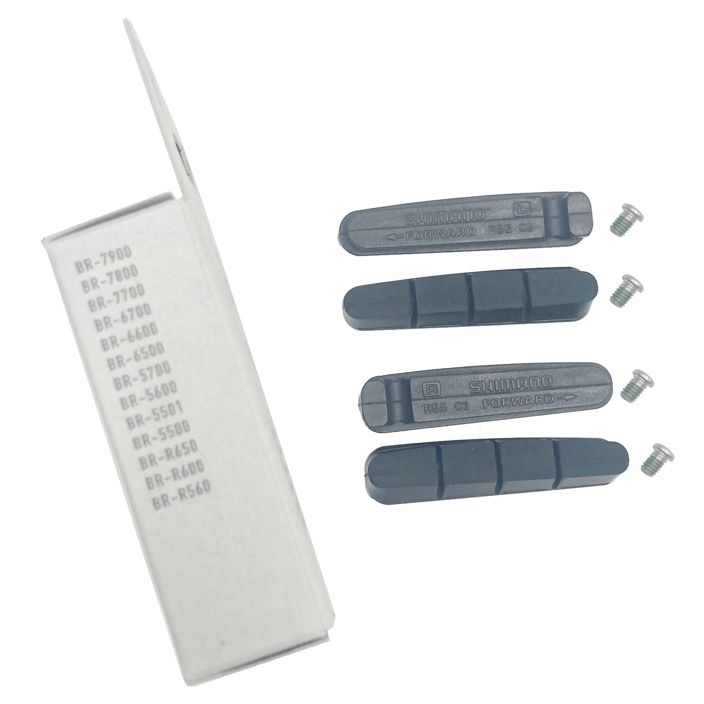 Shimano R55C3 Brake Pad Inserts BR-7900 2 Pairs Bike Brake Pad Inserts Alternate 2