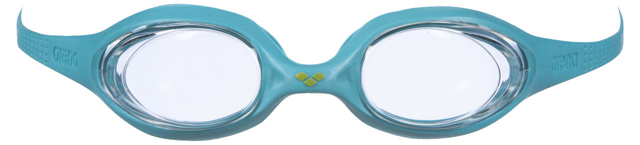 Arena Spider Junior Kid's Swimming Goggles Clear/Mint/Yellow Alternate 1