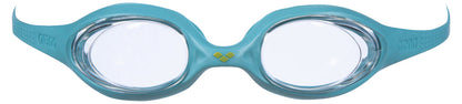 Arena Spider Junior Kid's Swimming Goggles Clear/Mint/Yellow Alternate 1