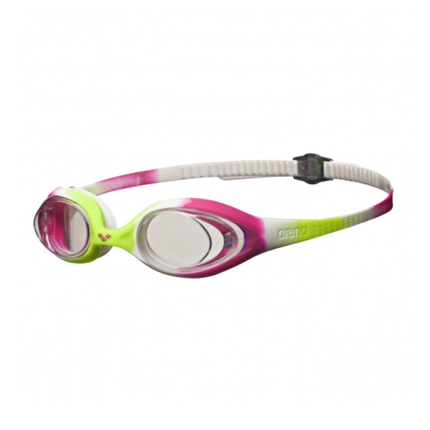 Arena Spider Junior Training Lime Fuchsia White Clear Kid's Swimming Goggles