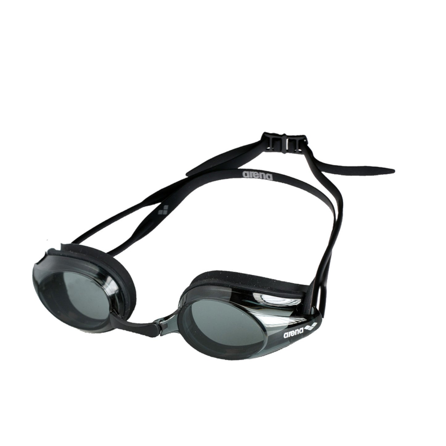Arena Tracks Racing Black Smoke Black Men's Swimming Goggles