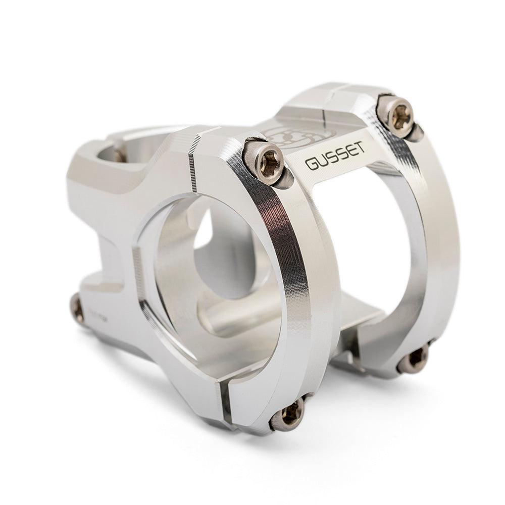 Gusset TS 31.8 x 32mm Silver 31.8mm Bike Stem