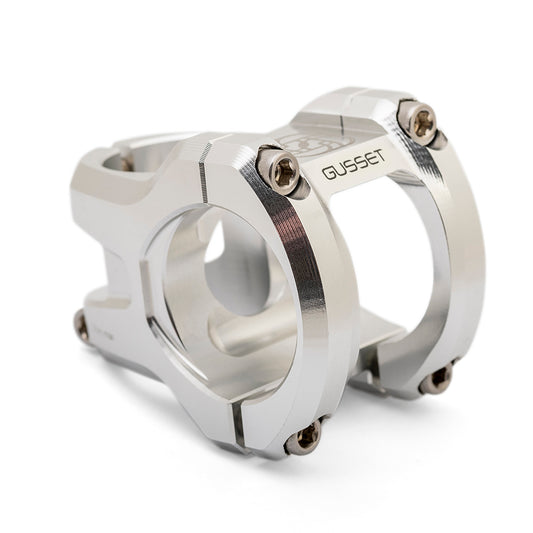 Gusset TS 31.8 x 32mm Silver 31.8mm Bike Stem