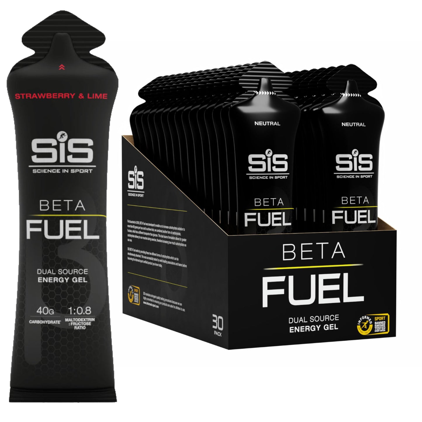 SIS BETA Fuel Energy Gel 60ml Sports Energy Gel