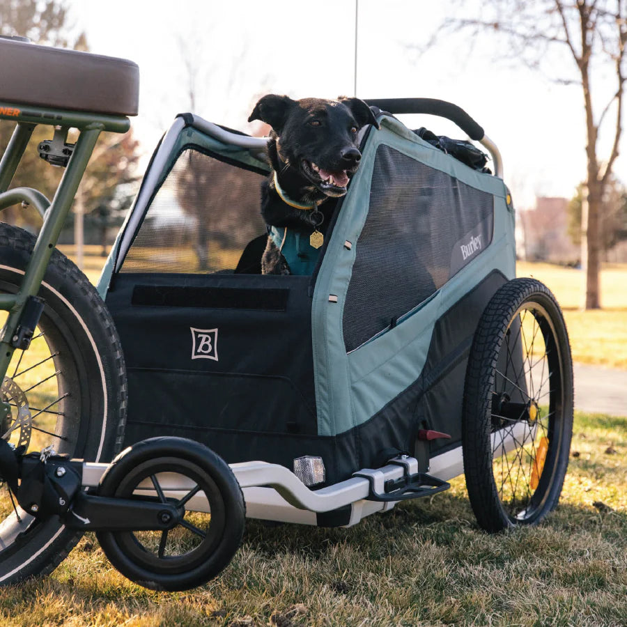 hunde fahrradanhänger burley Burley Bark Ranger XL Fahrradanhänger für Hunde