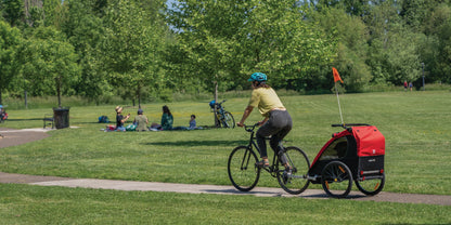 Burley Honeybee Bike Child Trailer - Red