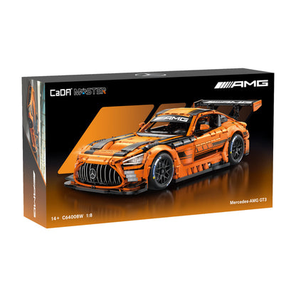 CaDA Mercedes-AMG GT3 Supercar Brick Set 3D Model 5466 Pieces 1:8 C64008W
