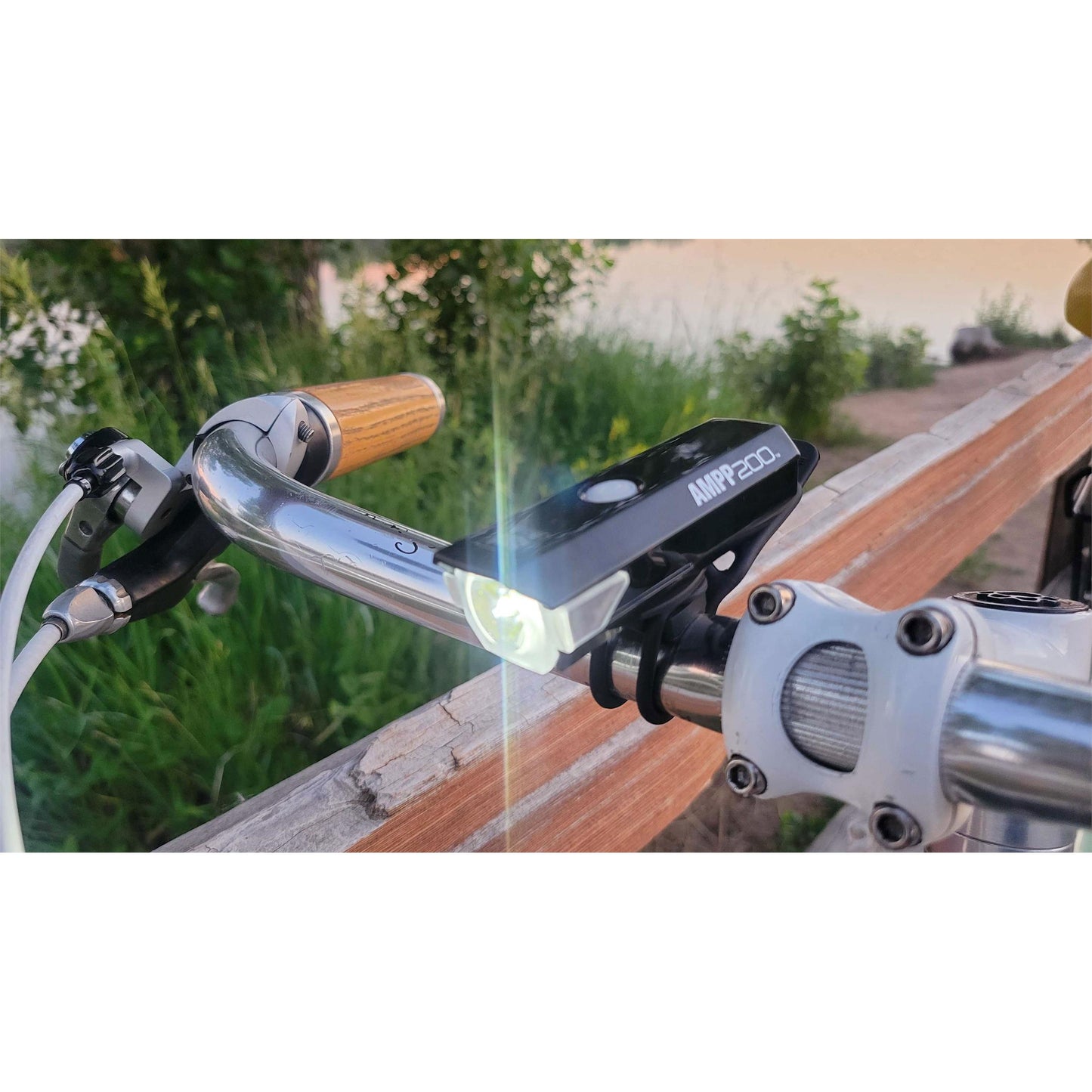 Cateye Ampp 200 Rechargeable Front Bike Light Alternate 2