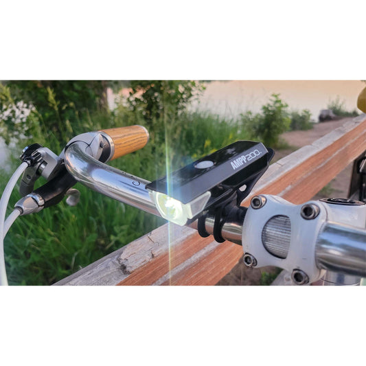 Cateye Ampp 200 Rechargeable Front Bike Light Alternate 2