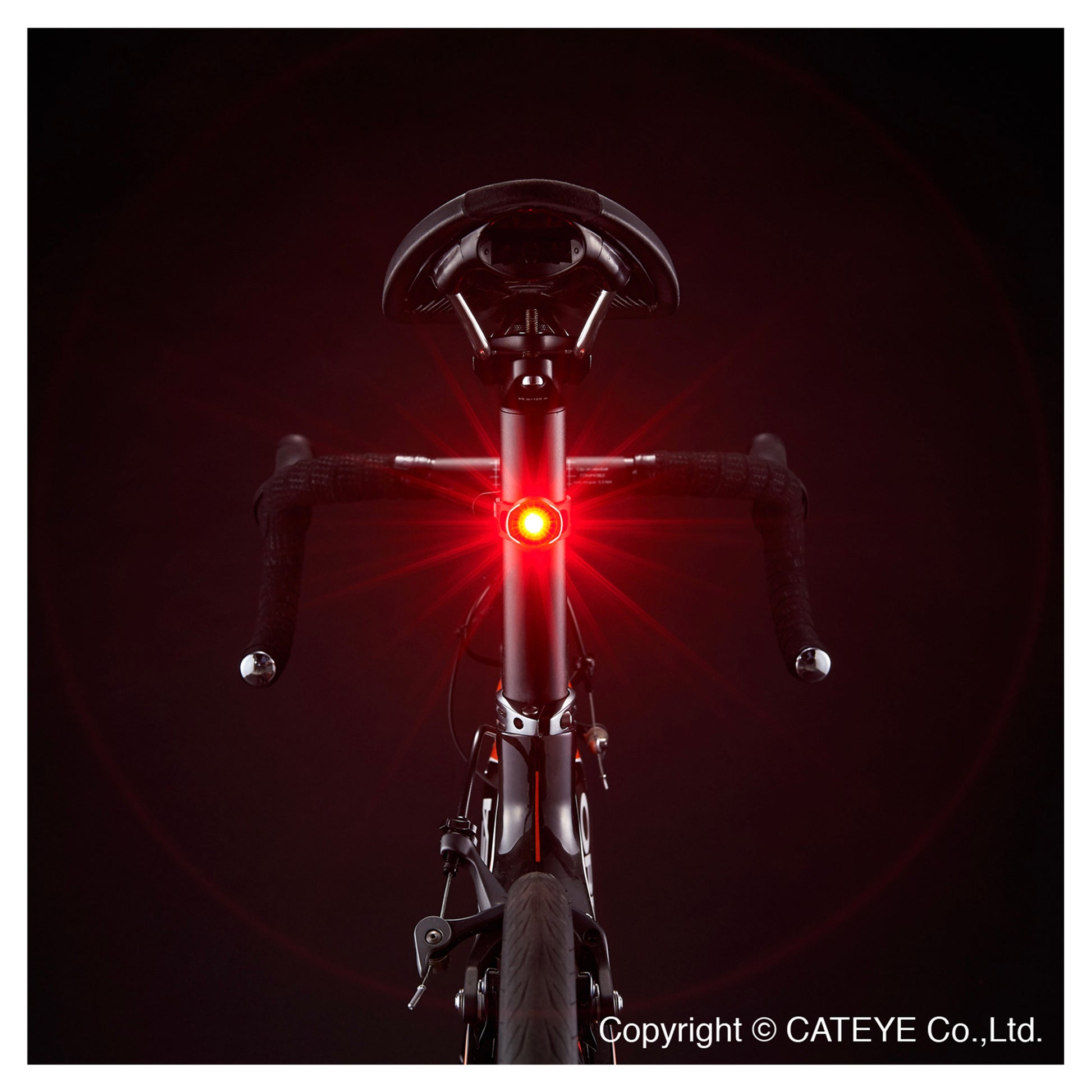 Cateye Ampp 100 Rechargeable Front & Orb Rear Front & Rear Bike Light Set Alternate 2