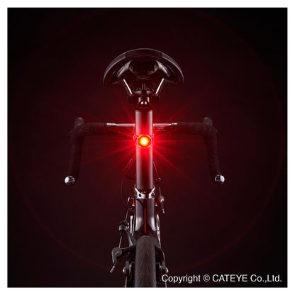 Cateye Ampp 100 Rechargeable Front & Orb Rear Front & Rear Bike Light Set Alternate 2