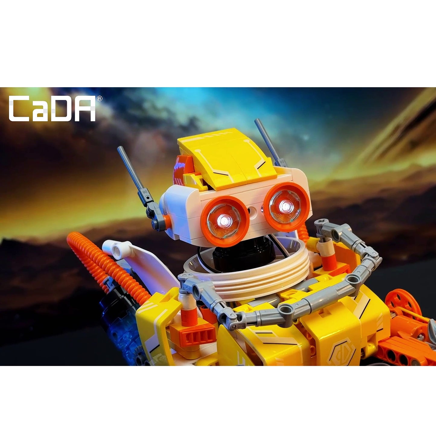 CaDA W-Bot Code Robot 3-in-1 3D Model Brick Set 455 Pieces C83003W