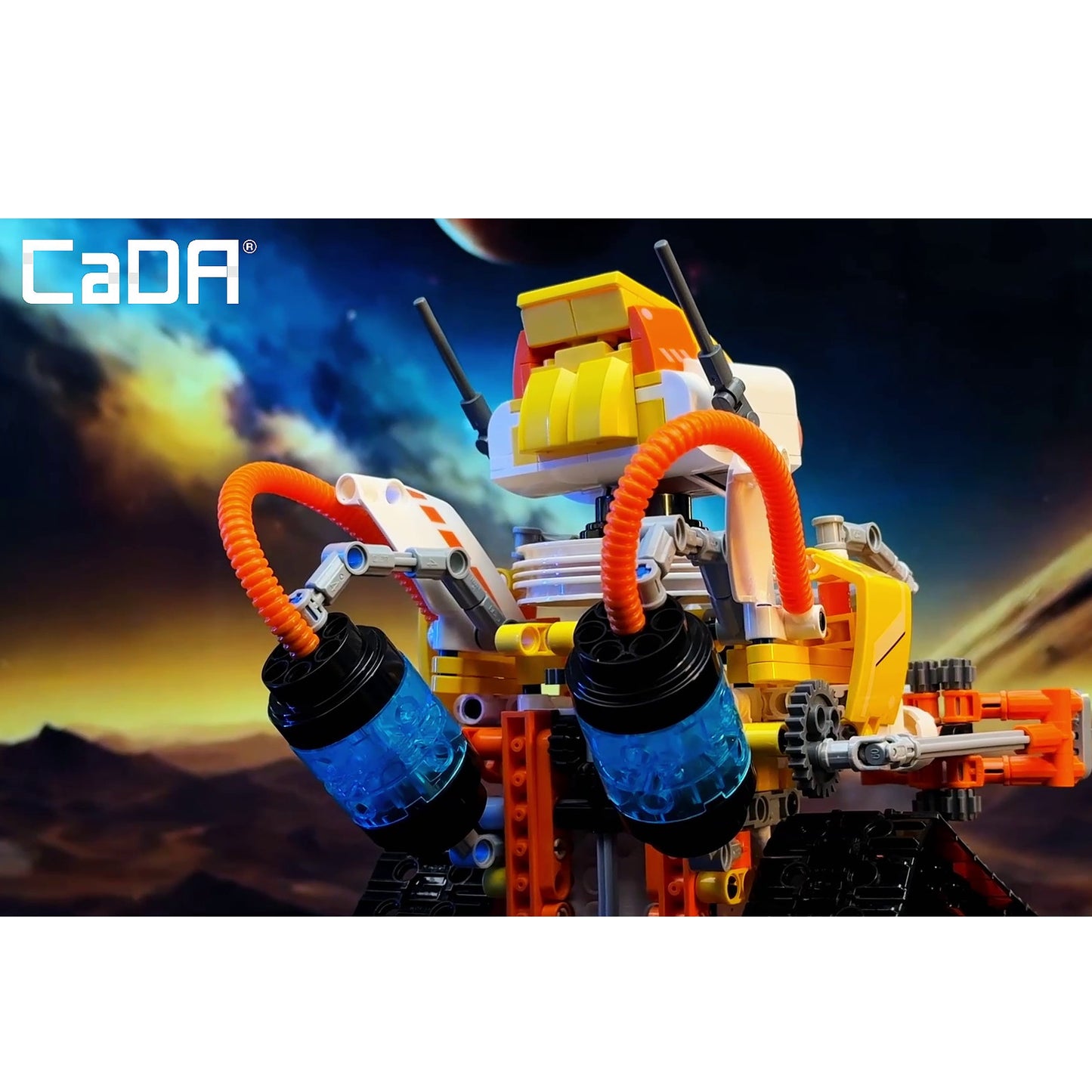 CaDA W-Bot Code Robot 3-in-1 3D Model Brick Set 455 Pieces C83003W