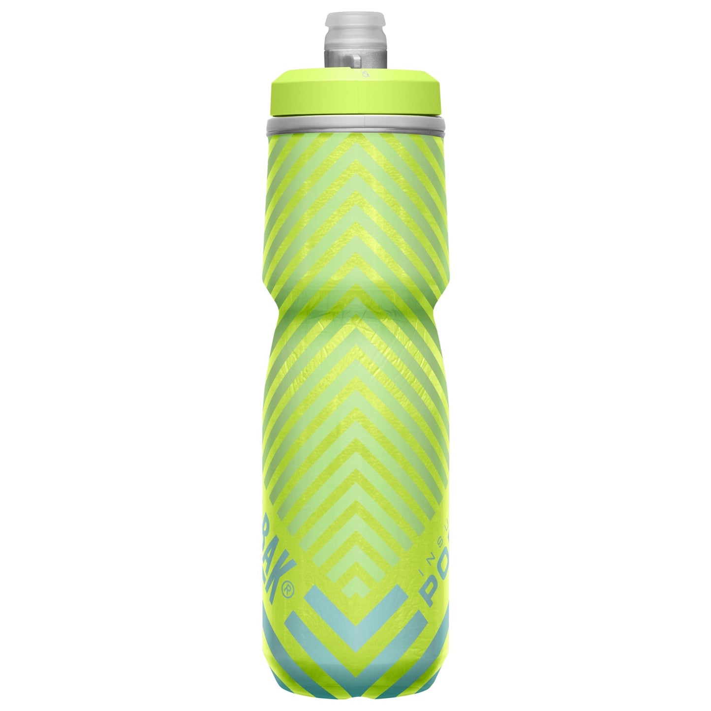 Camelbak Podium Chill Insulated 710ml Bike Water Bottle Lime/Blue Stripe Alternate 3