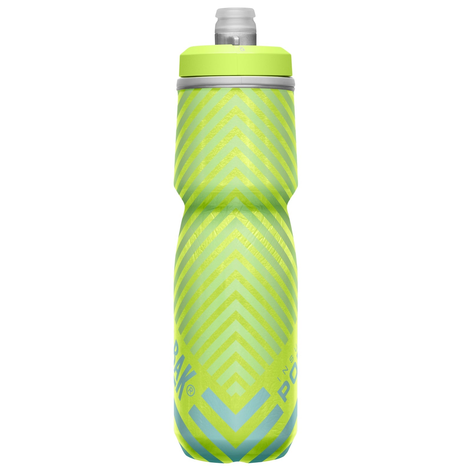 Camelbak Podium Chill Insulated 710ml Bike Water Bottle Lime/Blue Stripe Alternate 3