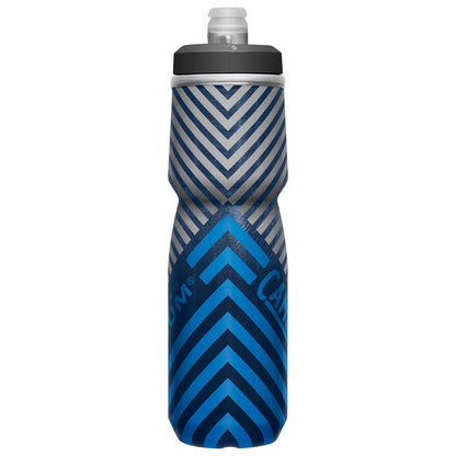 Camelbak Podium Chill Insulated 710ml Bike Water Bottle Navy Stripe Alternate 1