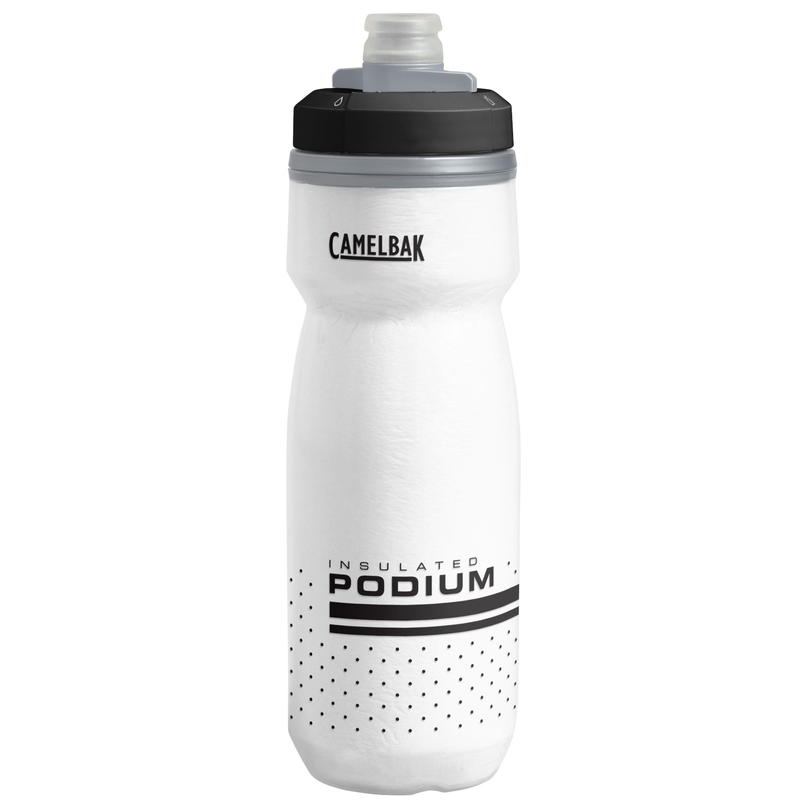 Camelbak Podium Chill Insulated 620ml Bike Water Bottle White/Black