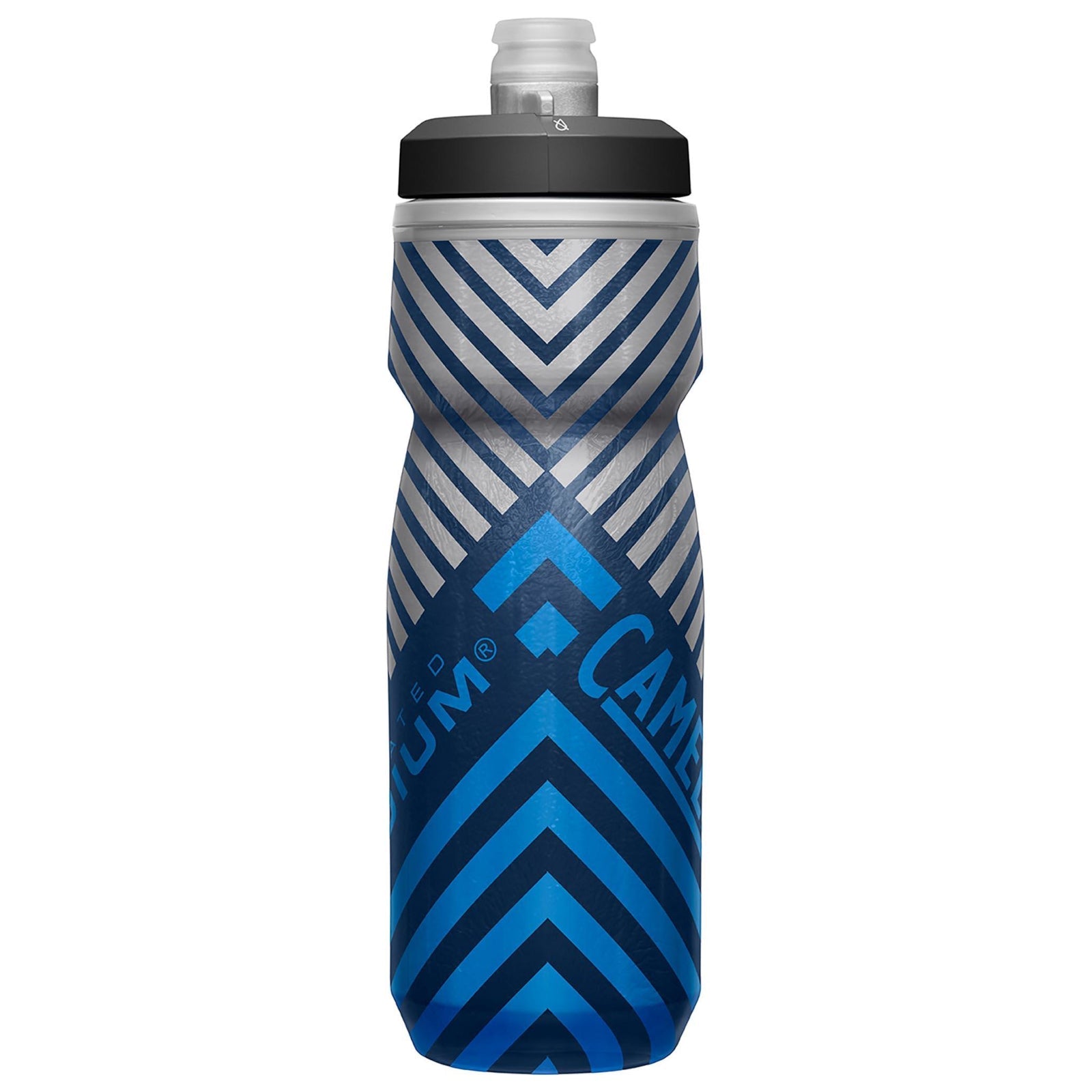 Camelbak Podium Chill Insulated 620ml Bike Water Bottle Navy Stripe Alternate 1