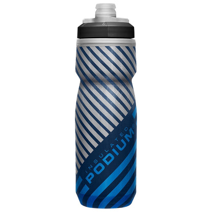 Camelbak Podium Chill Insulated 620ml Bike Water Bottle Navy Stripe Alternate 2