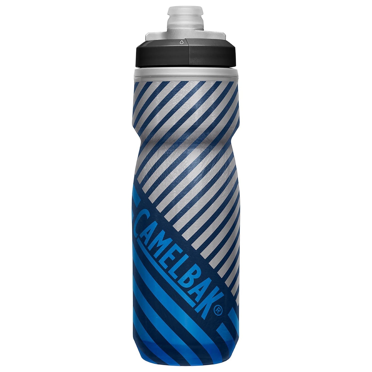 Camelbak Podium Chill Insulated 620ml Bike Water Bottle Navy Stripe