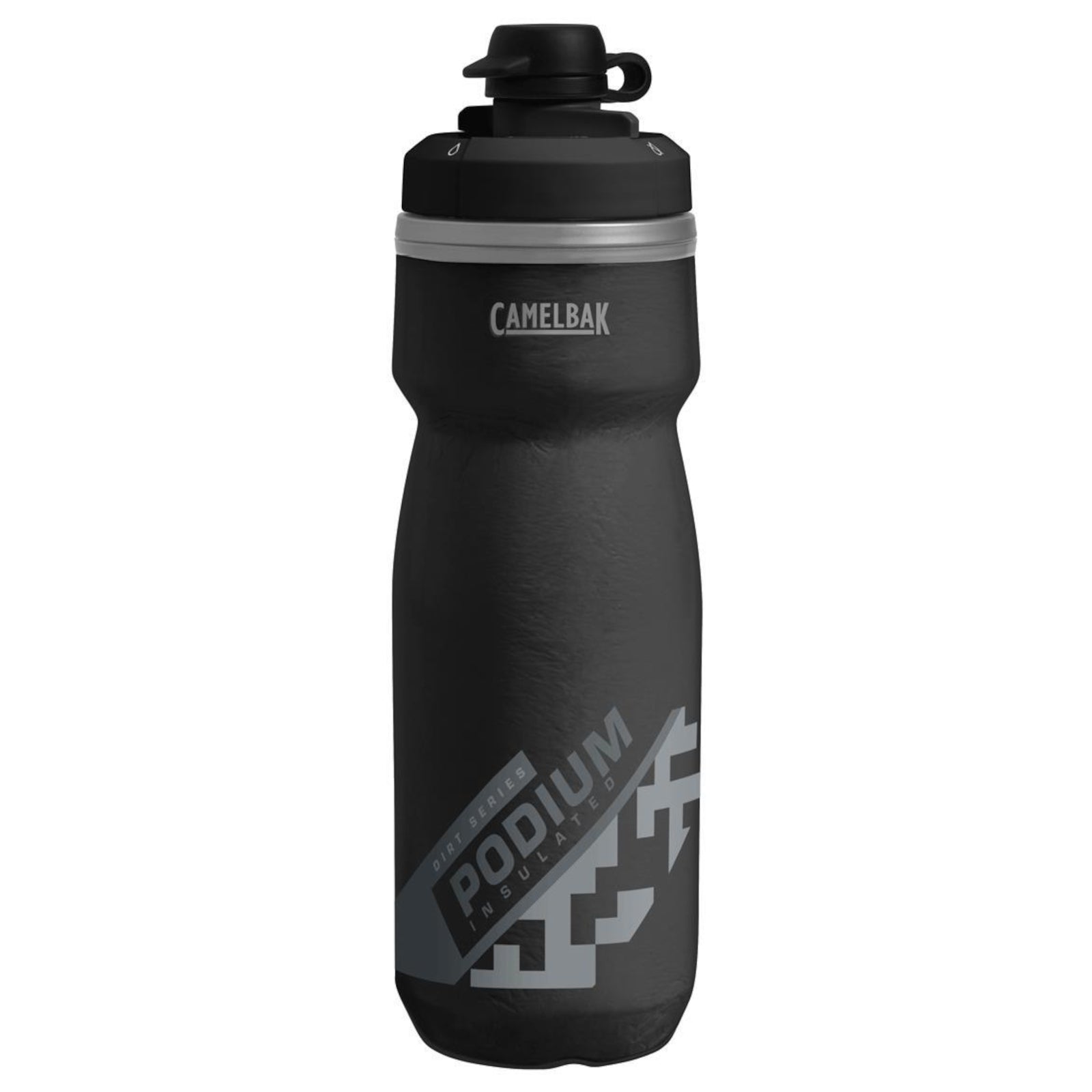 Camelbak Podium Dirt Chill Insulated 620ml Bike Water Bottle Black