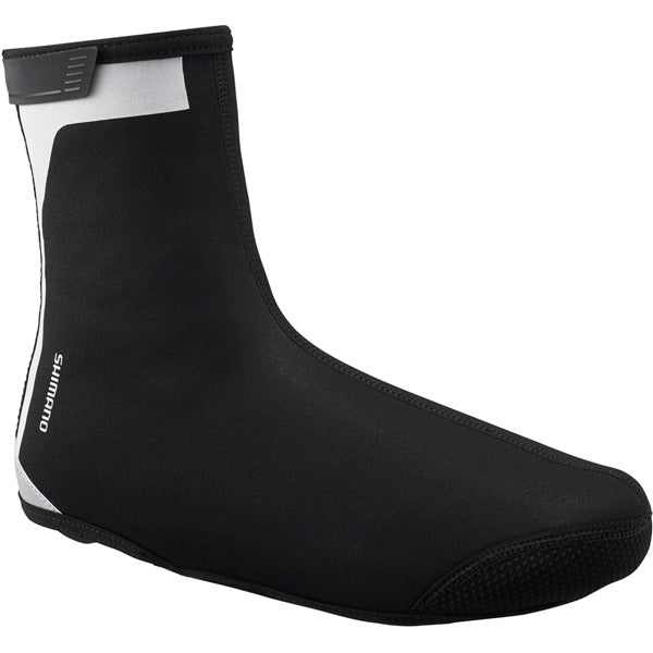 Shimano Shimano Shoe Cover Windproof & Reflective Cycling Overshoe Black XXL Unisex Cycling Overshoes