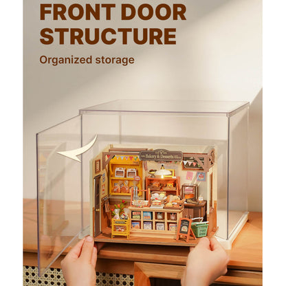 Rolife Miniature House Display Box Accessory for Model Kit