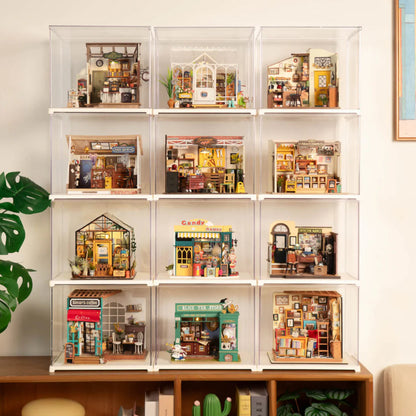 Rolife Miniature House Display Box Accessory for Model Kit