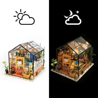 Rolife Cathy’s Flower House DIY Miniature House 3D Puzzle DG104 Alternate 2