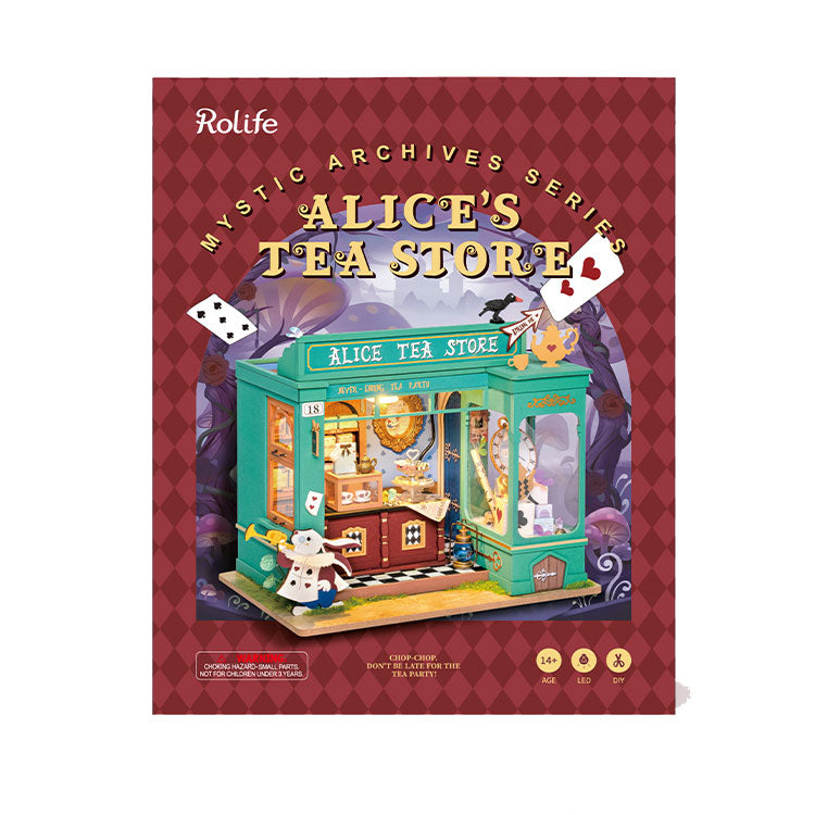 Rolife Alice’s Tea Store DIY Miniature House Kit 3D Puzzle DG156 Alternate 3